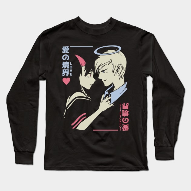 Devil and Angel Long Sleeve T-Shirt by madeinchorley